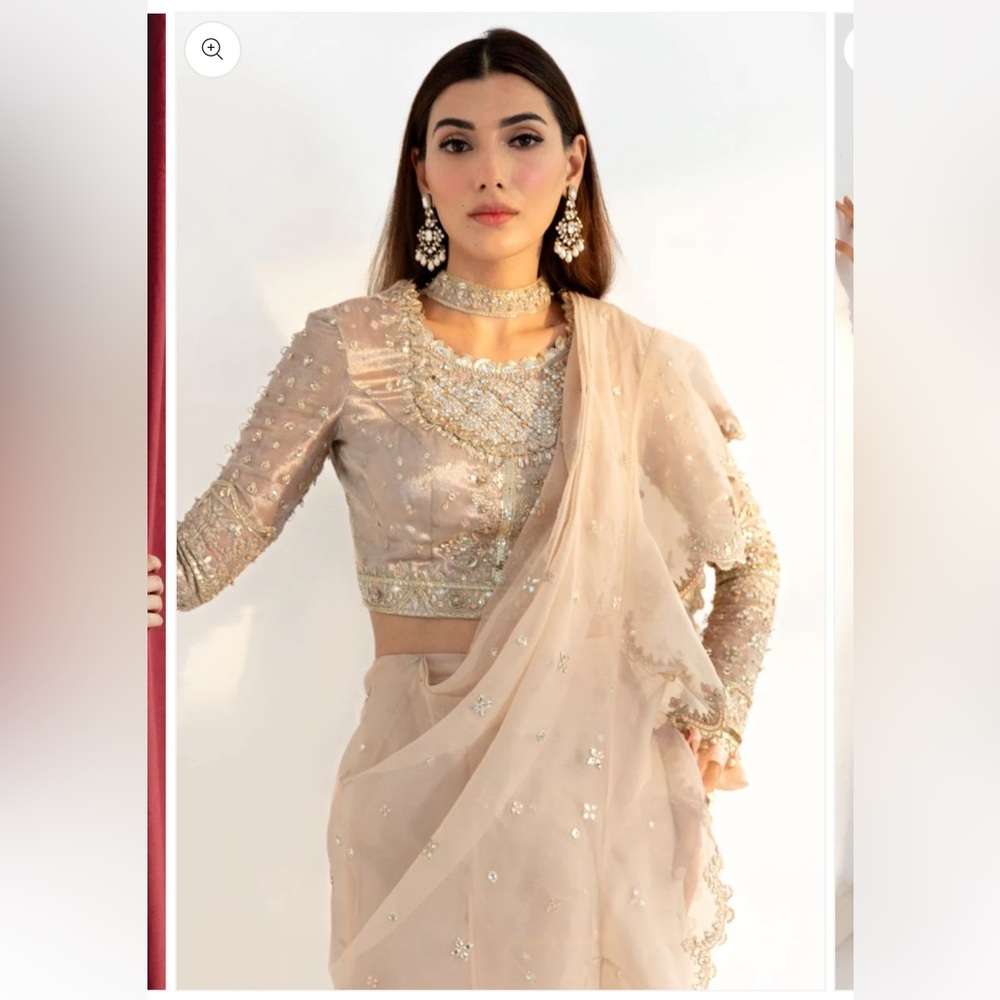 NWOT - House of Huda Saree by Heer Ranjha REENA - Picture 3 of 16